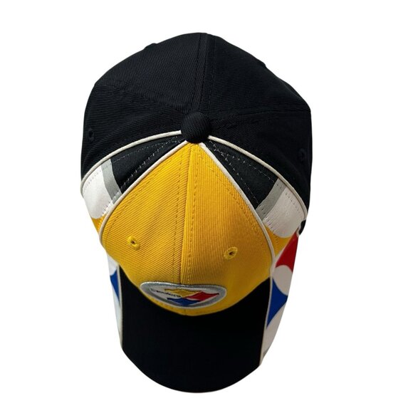 Pittsburgh Steelers Reebok Fitted Baseball Hat Cap Football NFL Logo Dad Stretch - Picture 5 of 11